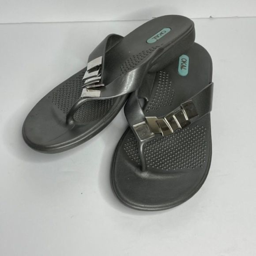 Oka B jeweled‎ Flip Flops